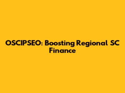 OSCIPSEO: Boosting Regional SC Finance